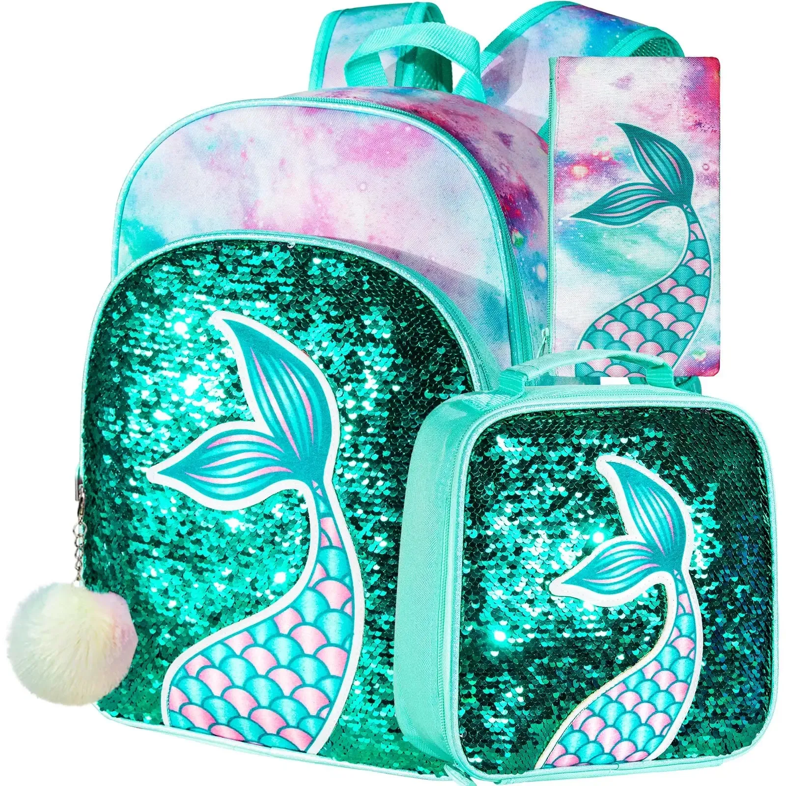 16 Inch Kids Backpack Lunch Box Set For Preschool