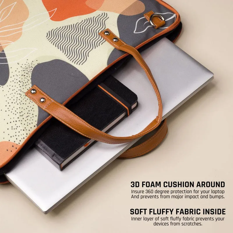 Abstract Owl Deluxe Laptop Bag