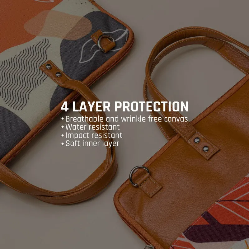 Abstract Owl Deluxe Laptop Bag