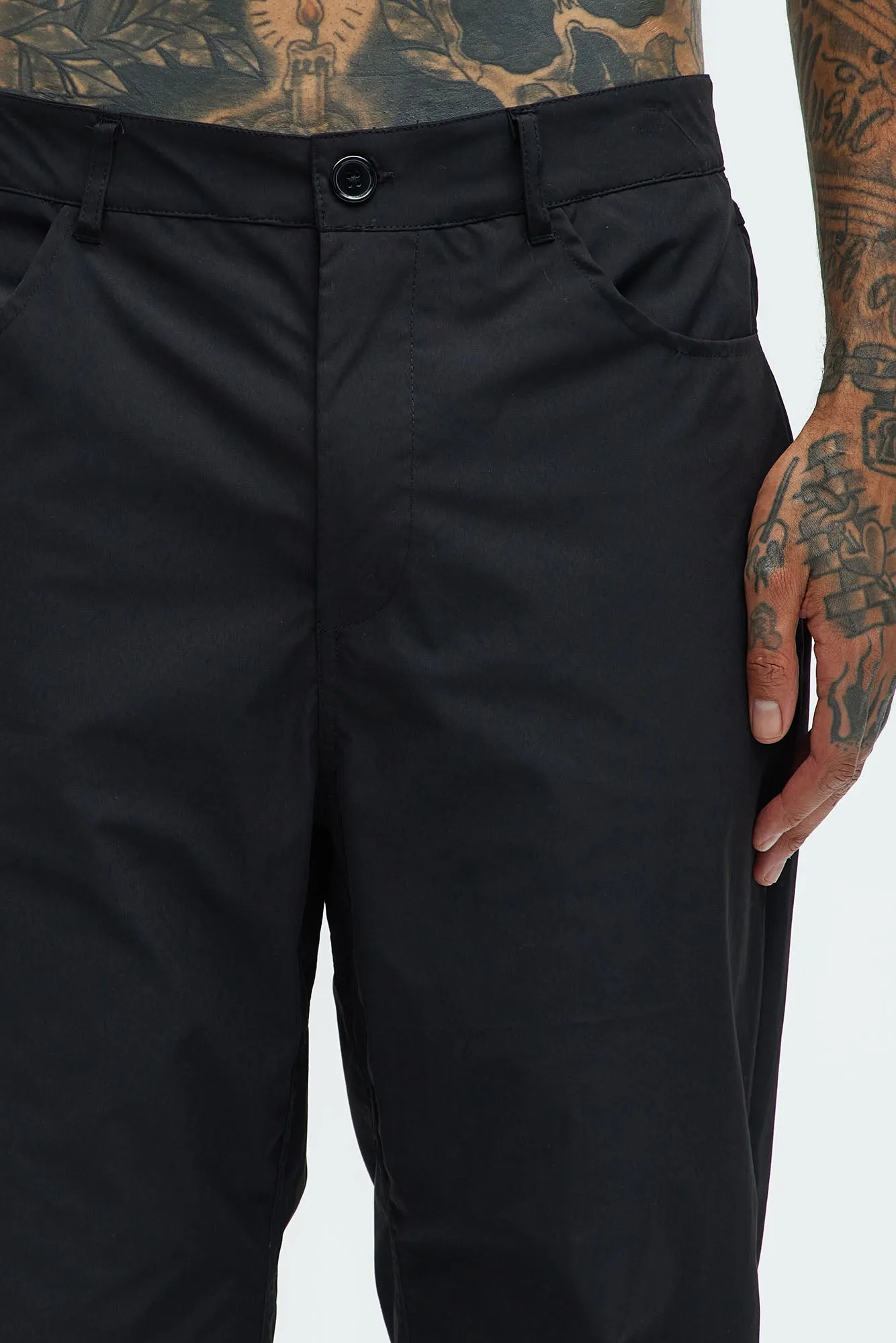 Ansel Tech Straight Commuter Pants - Black