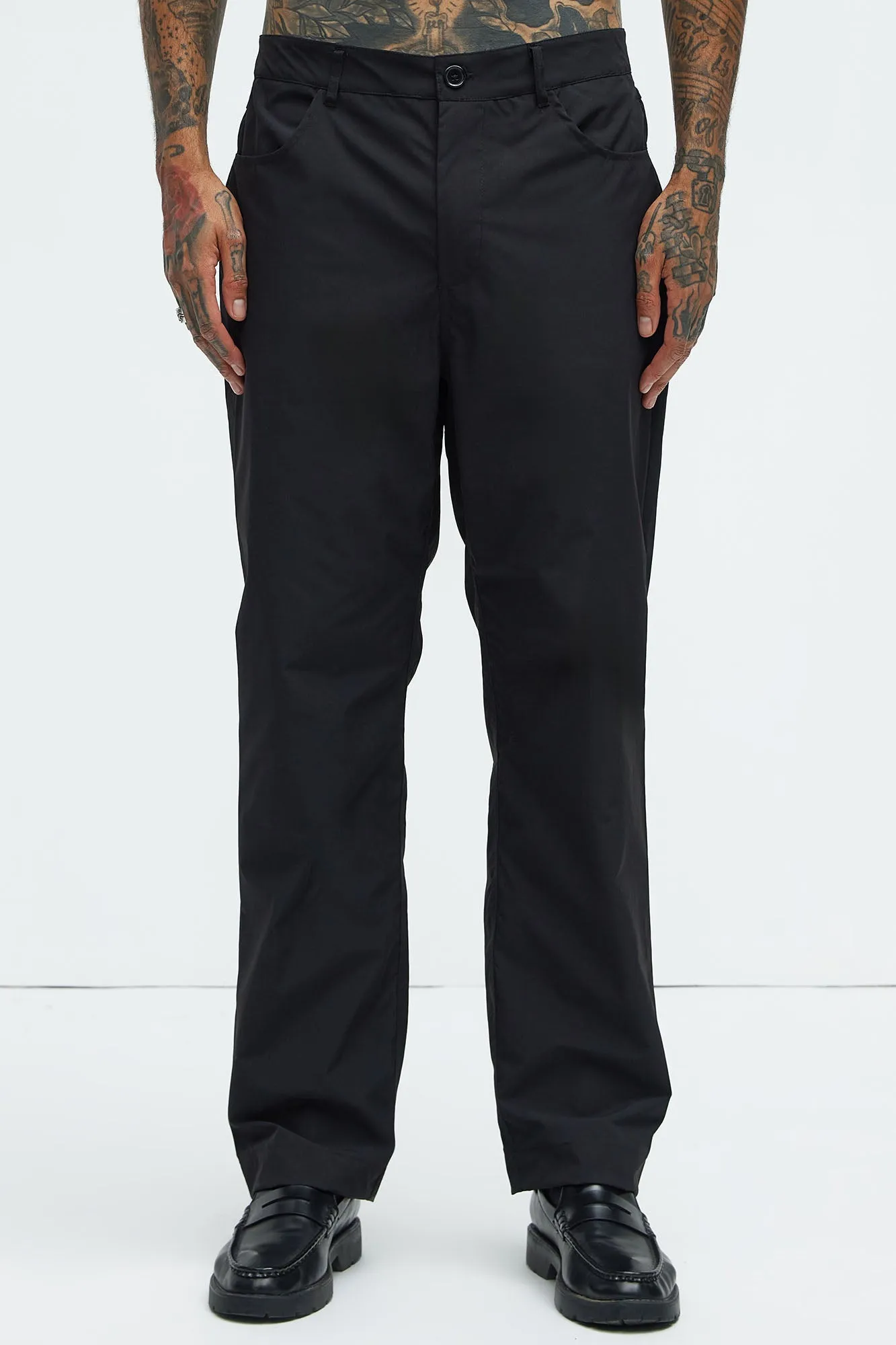Ansel Tech Straight Commuter Pants - Black