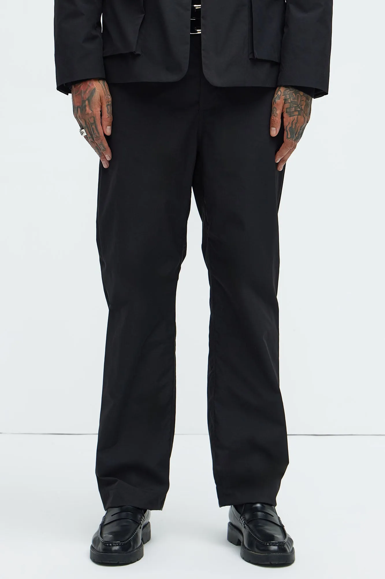 Ansel Tech Straight Commuter Pants - Black