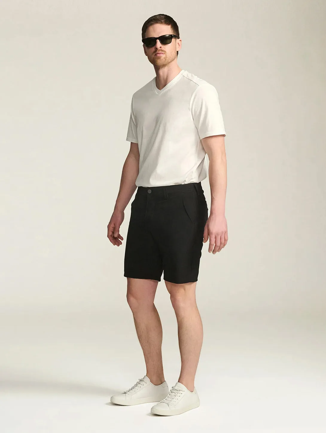 Arizona Short - Black Commuter Luxe