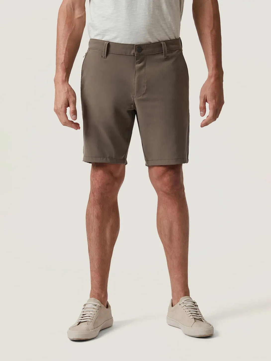 Arizona Short - Taupe Commuter Luxe