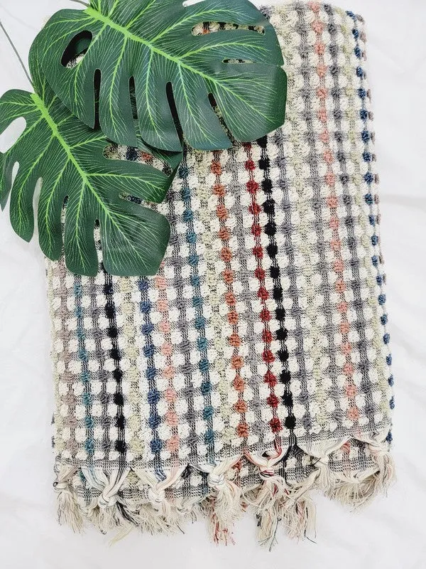 Bath Towels, Organic Turkish Cotton Pom Pom Towels