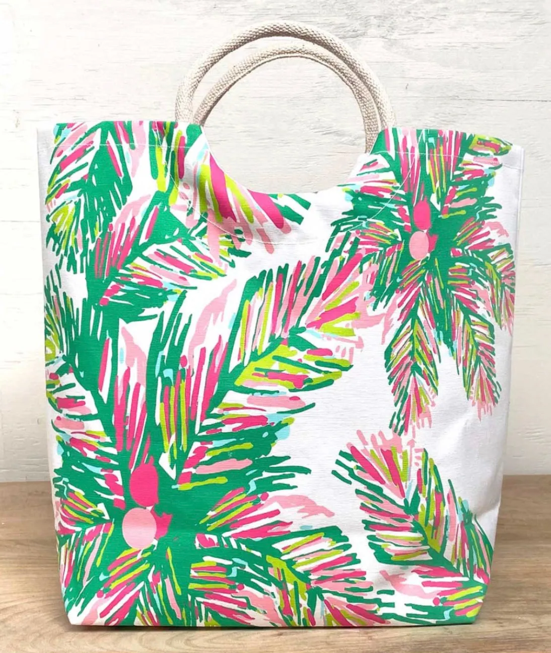 CANVAS BEACH TOTE BAGS