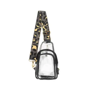Clear Riley Sling Crossbody- no strap