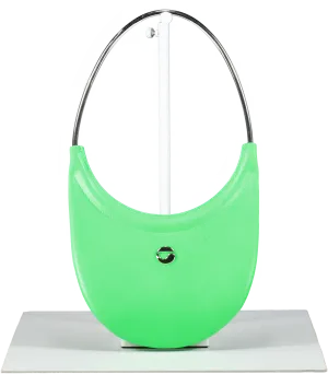 Coperni Green Leather Ring Swipe Shoulder Bag