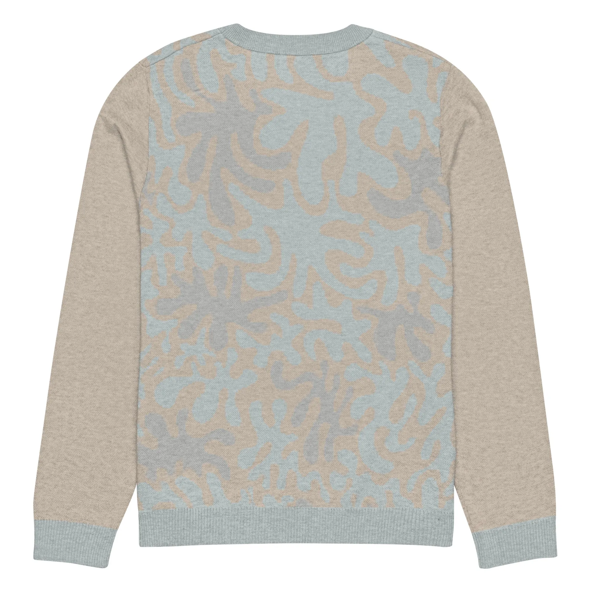 Coral Sands Knit Crew  Mens Eco-Friendly Autumn Sweater
