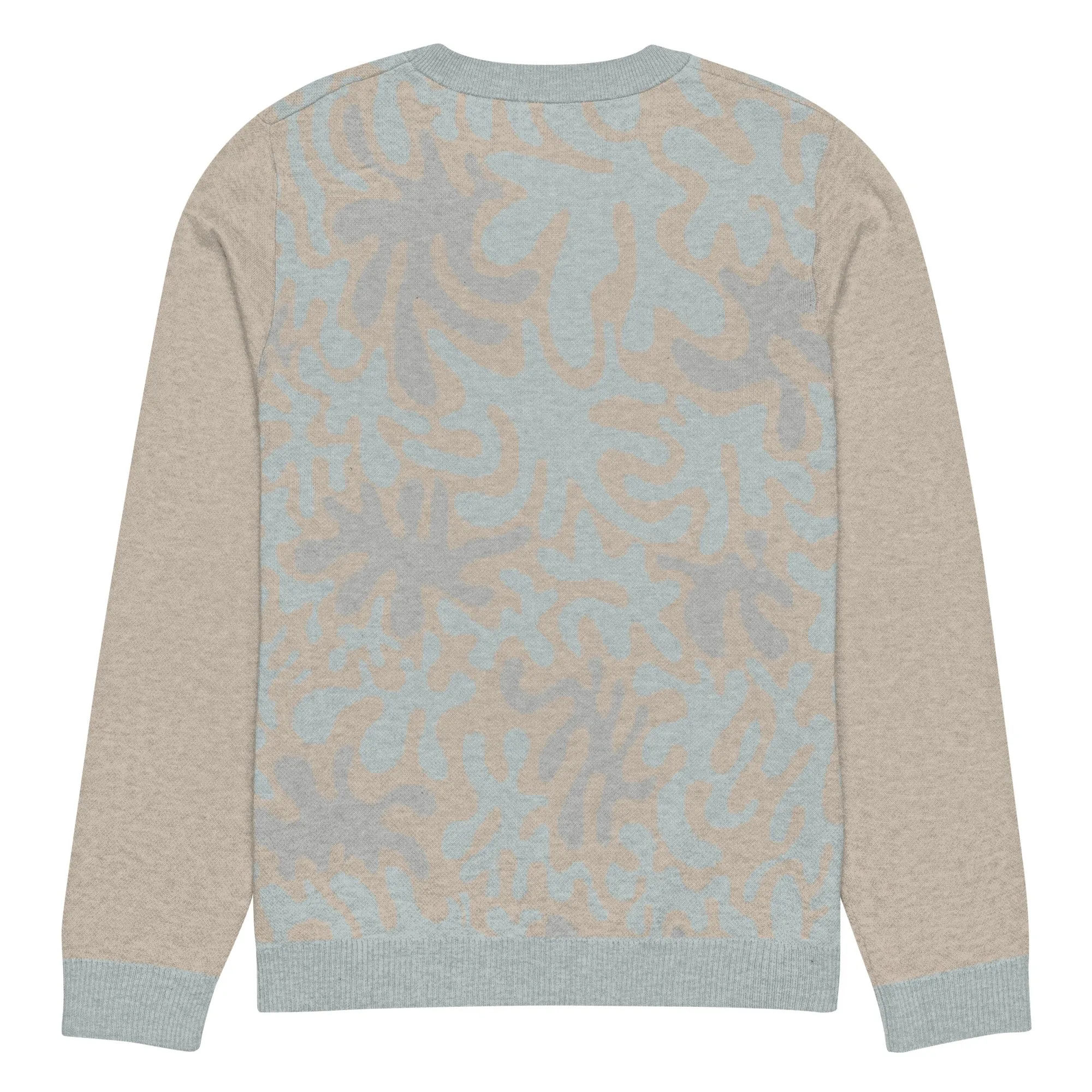Coral Sands Knit Crew  Mens Eco-Friendly Autumn Sweater