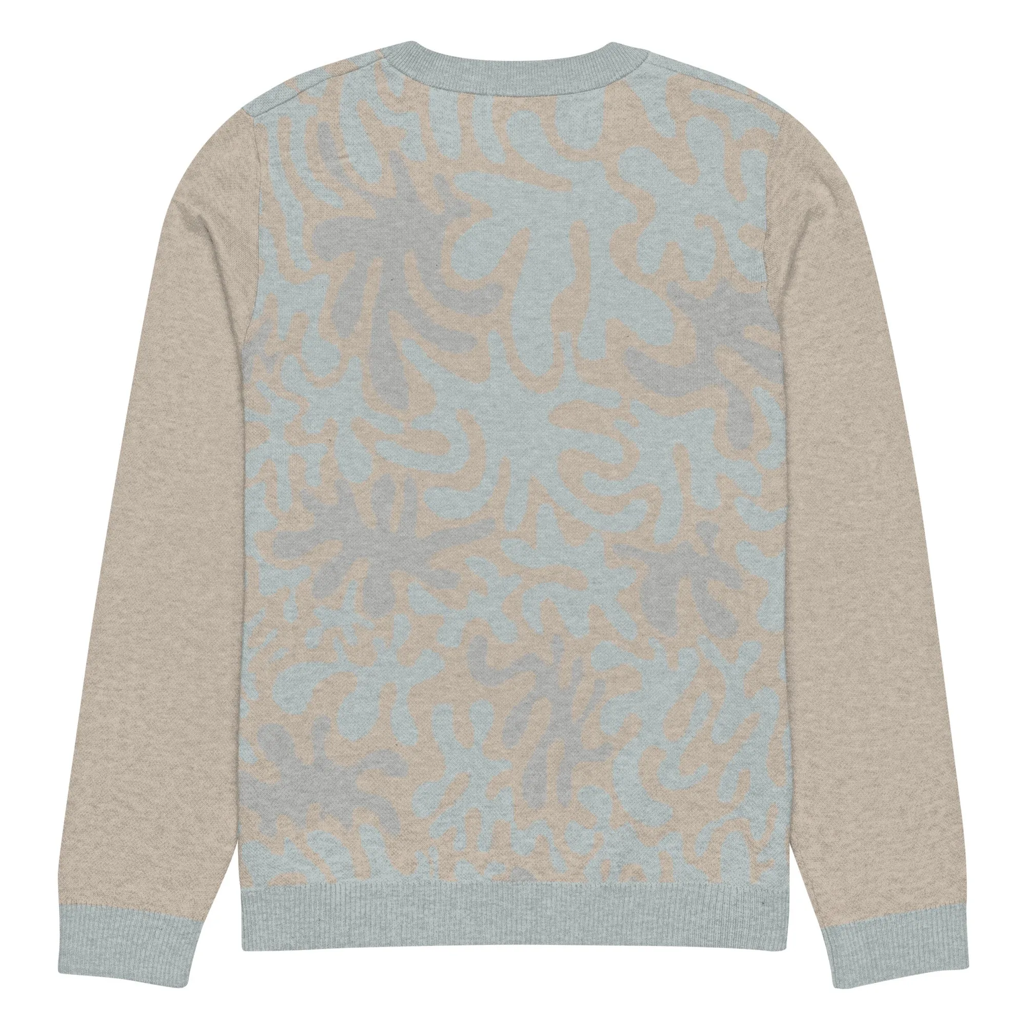 Coral Sands Knit Crew  Mens Eco-Friendly Autumn Sweater