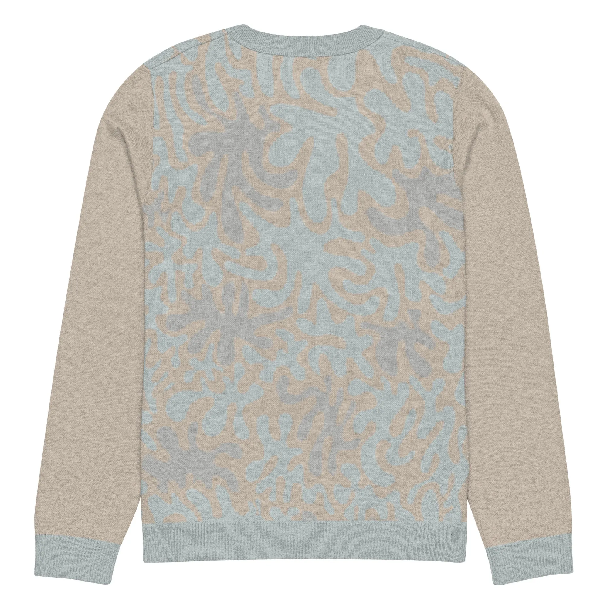Coral Sands Knit Crew  Mens Eco-Friendly Autumn Sweater