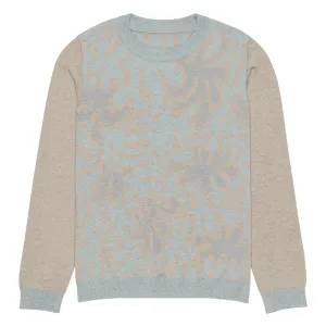 Coral Sands Knit Crew  Mens Eco-Friendly Autumn Sweater