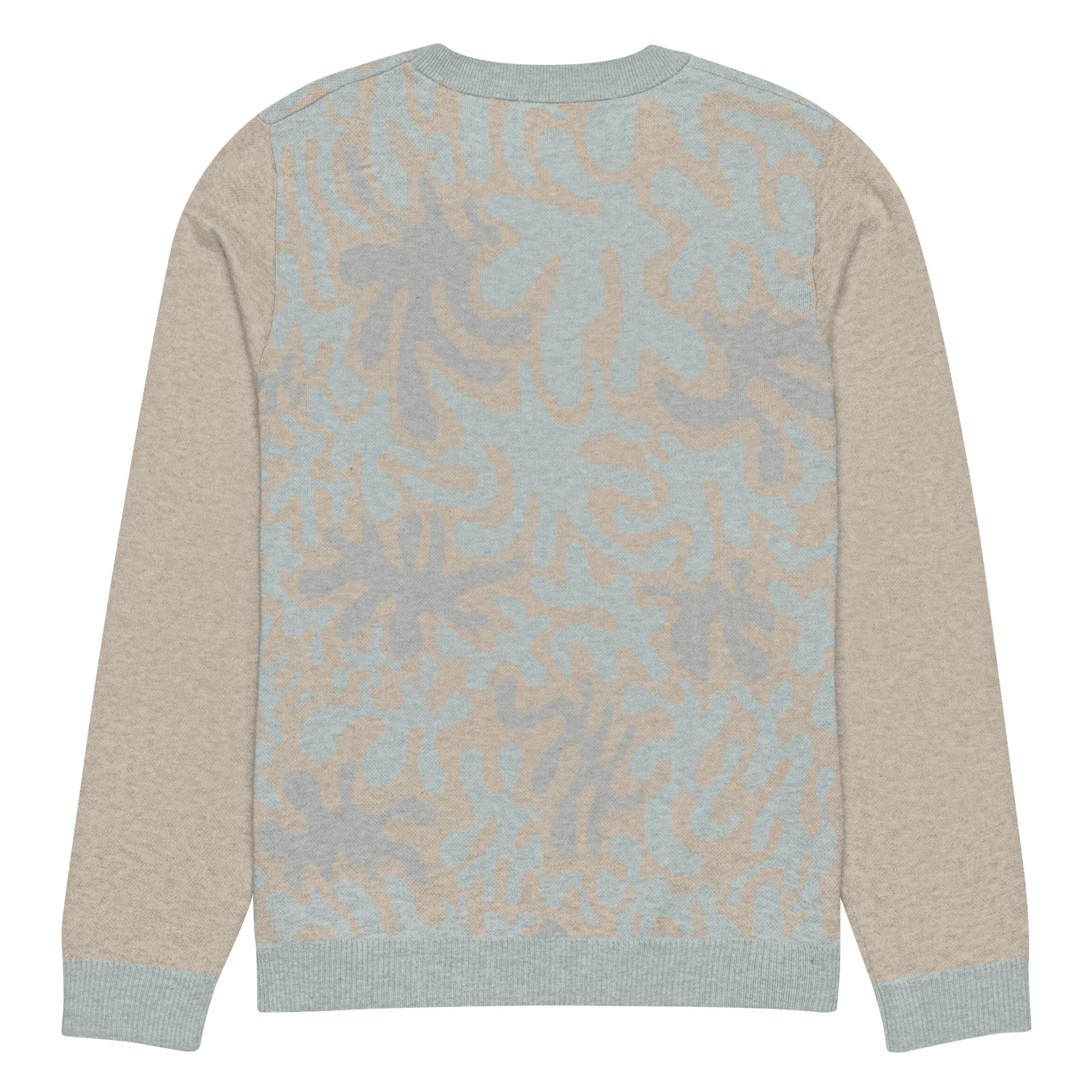Coral Sands Knit Crew  Mens Eco-Friendly Autumn Sweater
