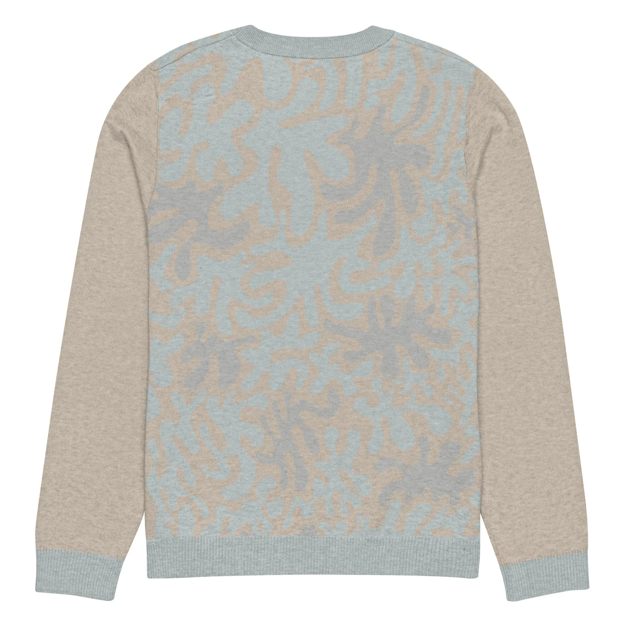 Coral Sands Knit Crew  Mens Eco-Friendly Autumn Sweater