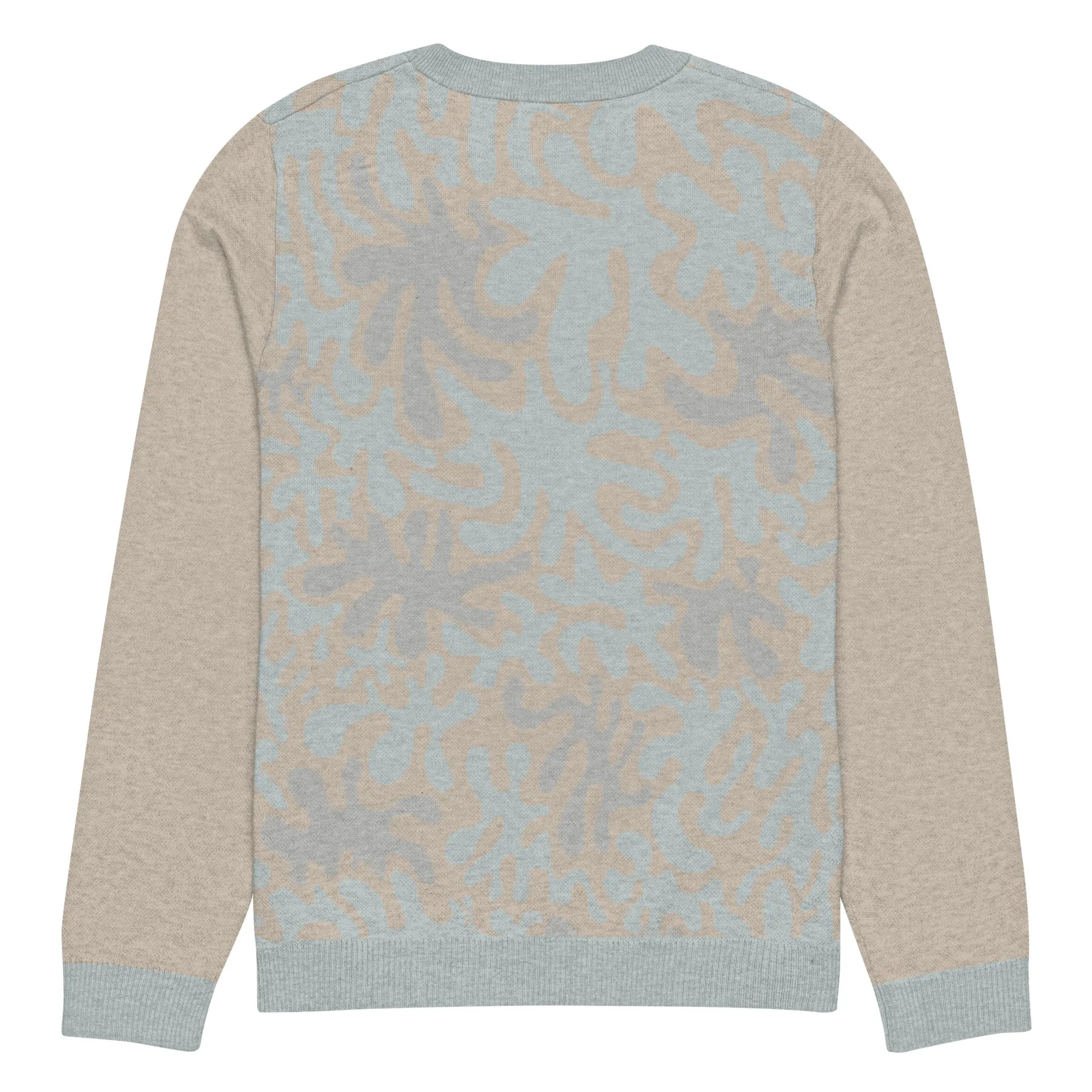 Coral Sands Knit Crew  Mens Eco-Friendly Autumn Sweater
