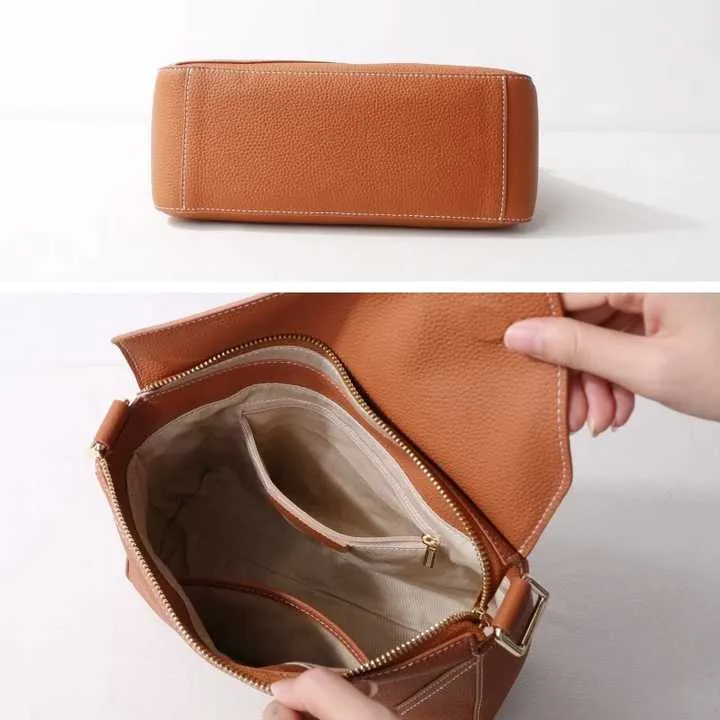 Luxury Branded Full Grain Genuine-حقيبة يد نسائية فاخرة
