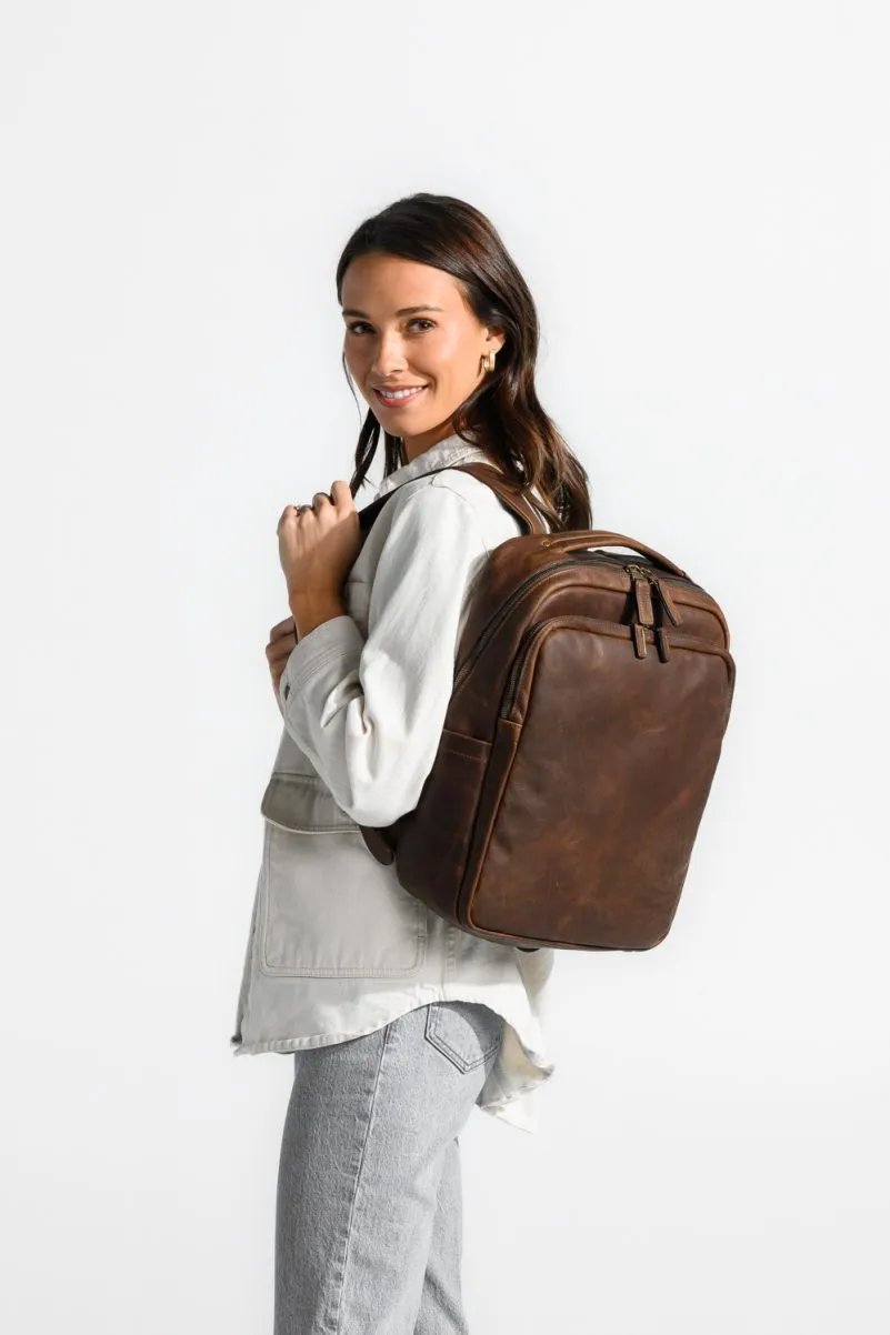 Moore and Giles Quinn Commuter Backpack - Baldwin Oak