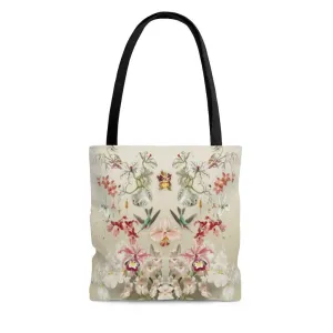 Orchids & Hummingbirds Tote Bag