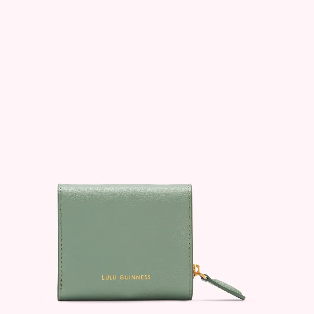 SAGE LEATHER JODIE WALLET