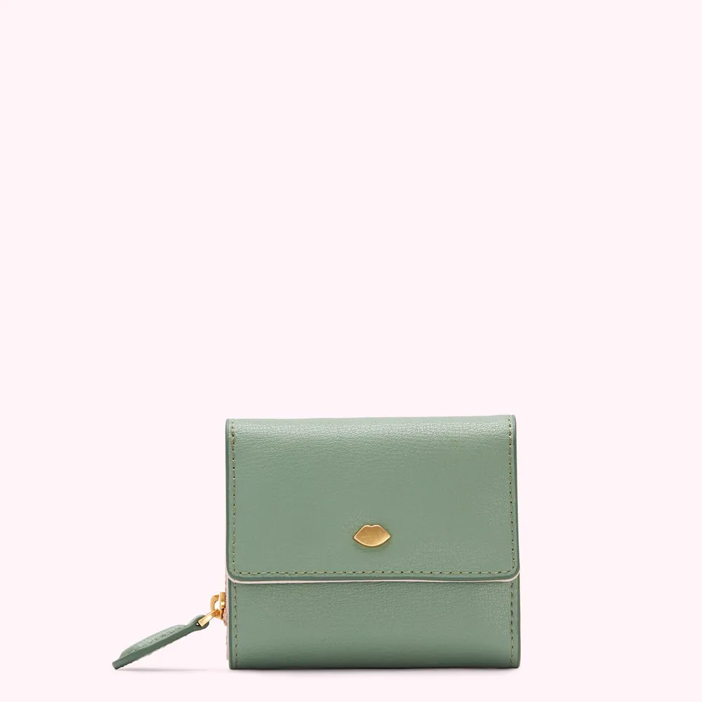 SAGE LEATHER JODIE WALLET