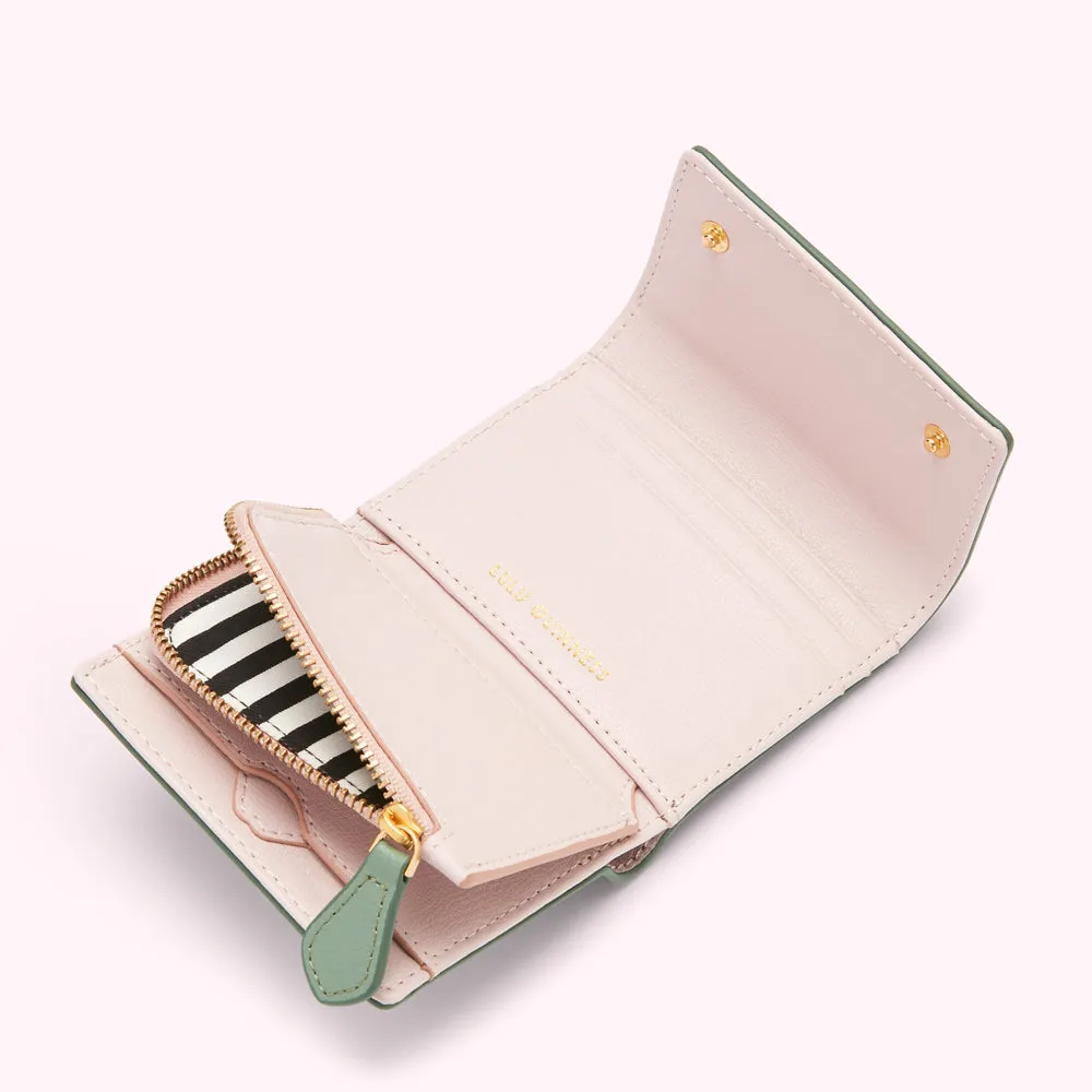 SAGE LEATHER JODIE WALLET