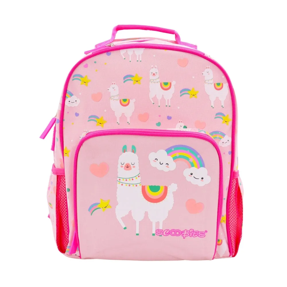 Scoobies Llama Glow-in-the-Dark Backpack 14"  Whimsical, Spacious & Durable