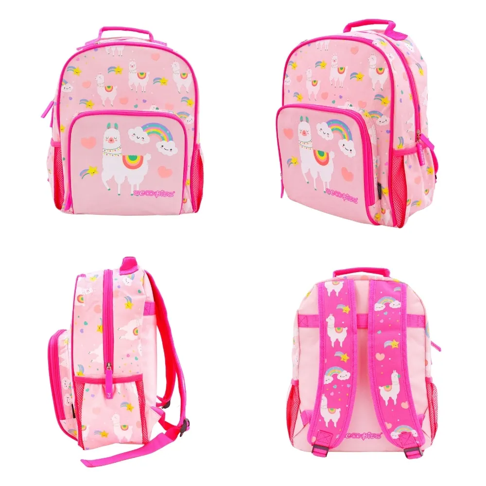 Scoobies Llama Glow-in-the-Dark Backpack 14"  Whimsical, Spacious & Durable