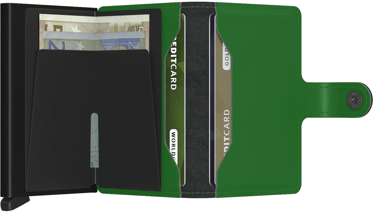 SECRID MINIWALLET - MATTE BRIGHT GREEN