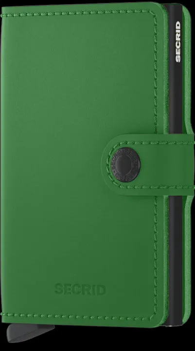 SECRID MINIWALLET - MATTE BRIGHT GREEN